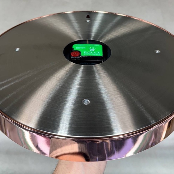 DAYTONA Cosmograph Wall Clock Pink Rose gold bezel insert and black face dial🔥 - Picture 4 of 7